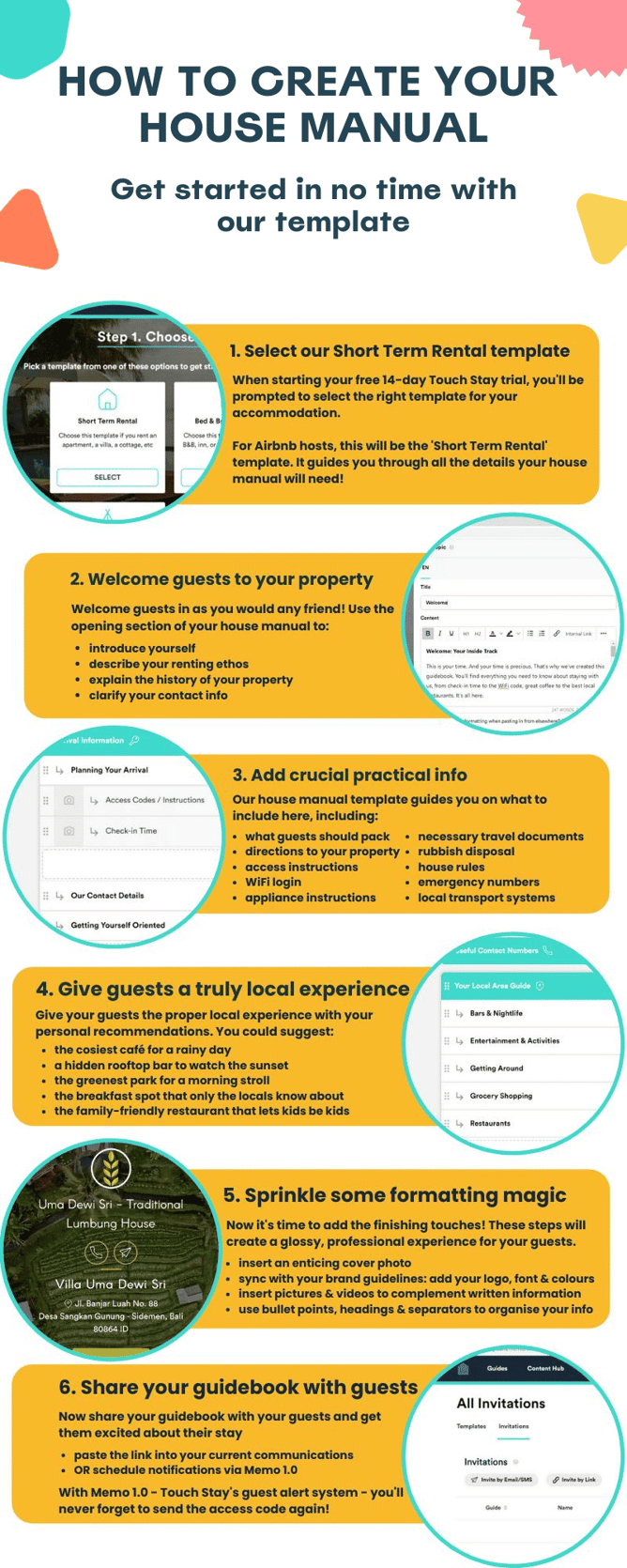 Airbnb House Manual Template - Free House Rule Book &amp; Guest Guide ...